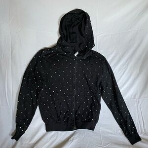 Kid's Polka Dot  Zip Up Jacket